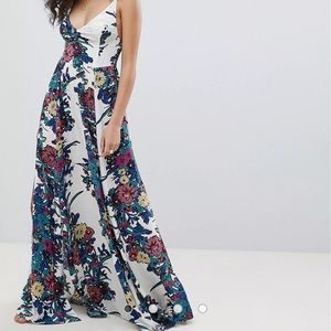 Free People Into the Vine Maxi Dress Sz LG